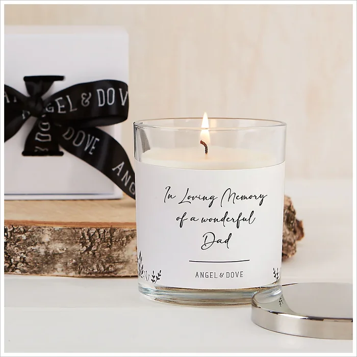 engraved candle