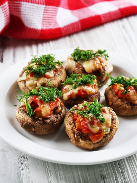 stuffed mushroom recipe for a funeral