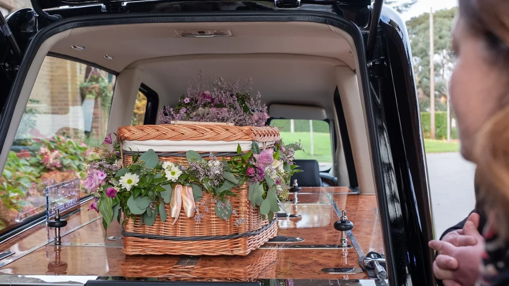 funeral coffin