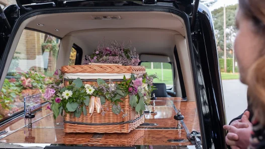 funeral coffin