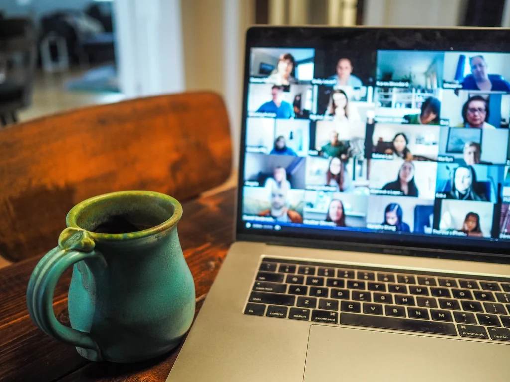 holding virtual event for a funeral or memorial through social media