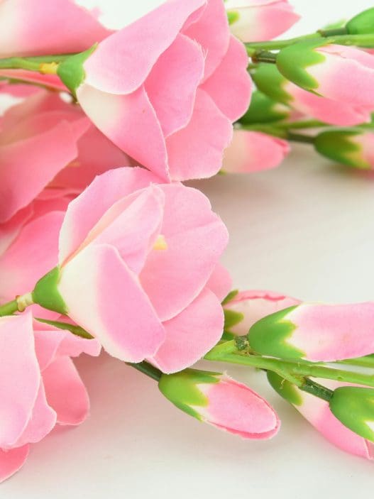 pink funeral flowers
