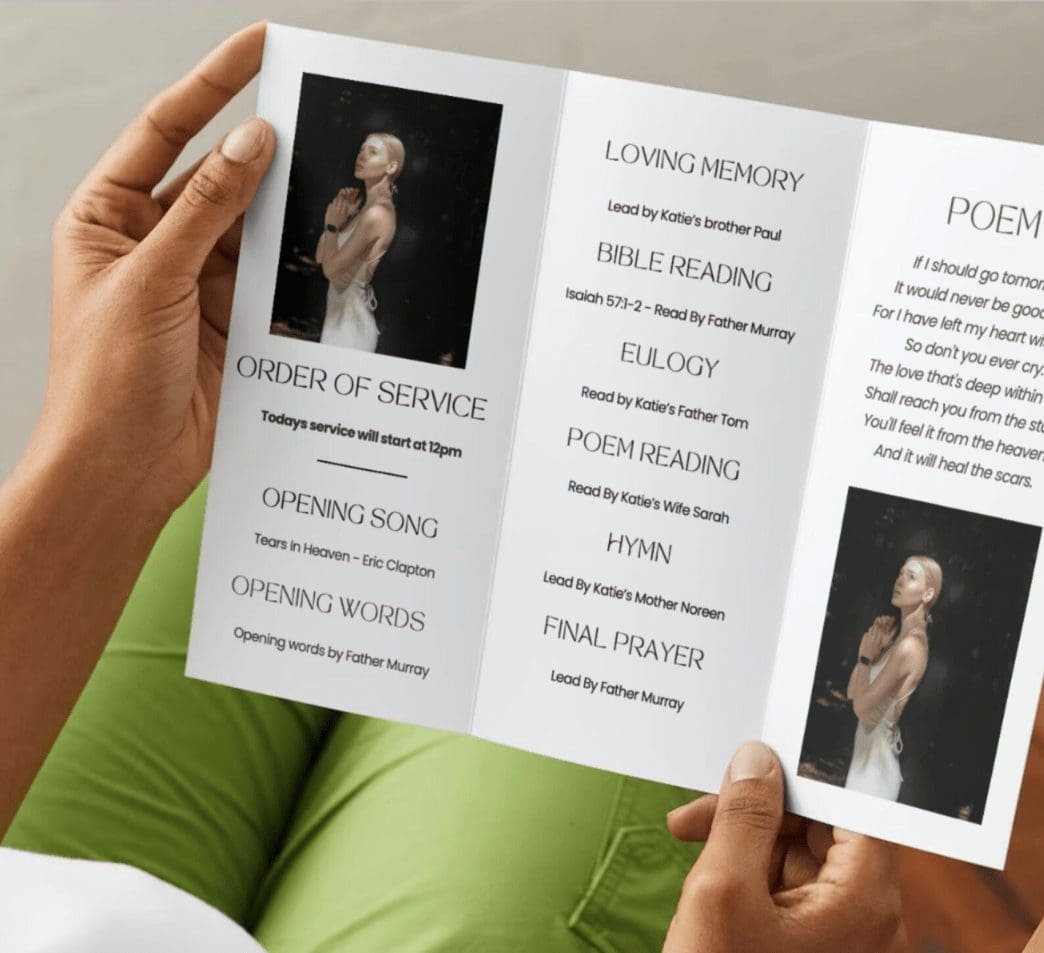 celebration of life invite