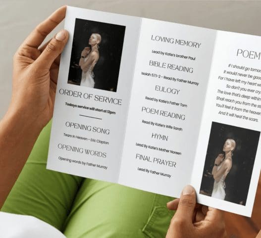 celebration of life invite