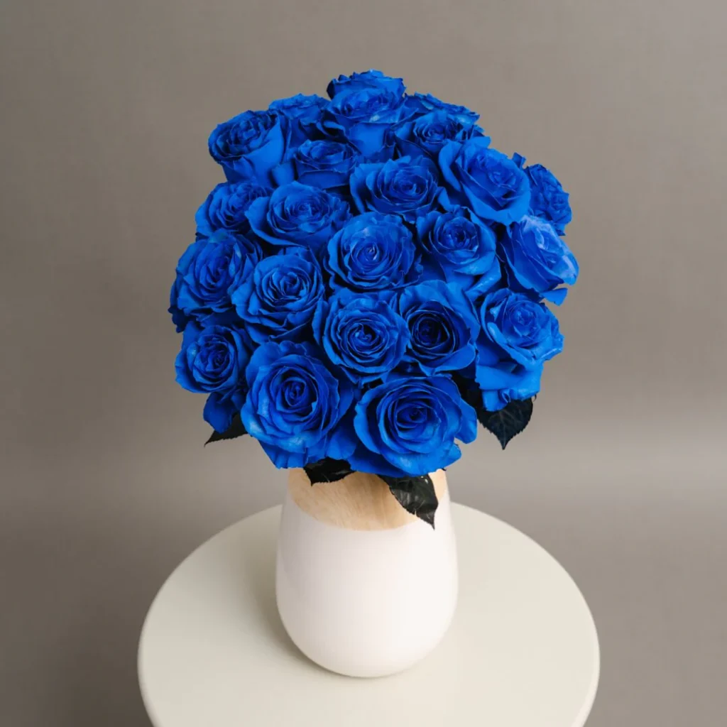 blue Rose Colors For A Funeral