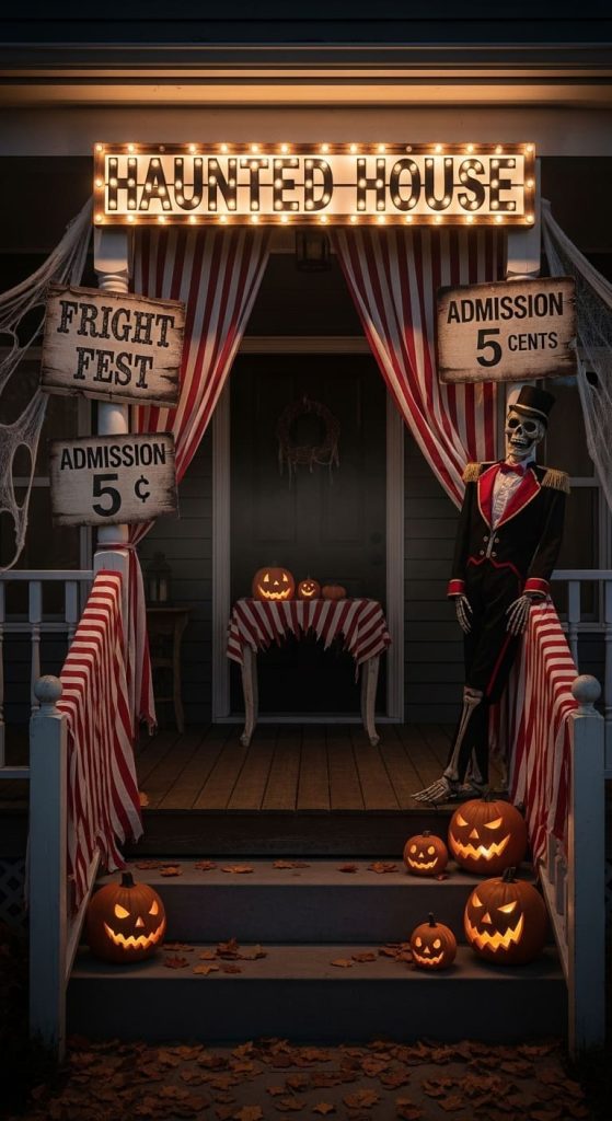 carnival Halloween Archway DIY ideas