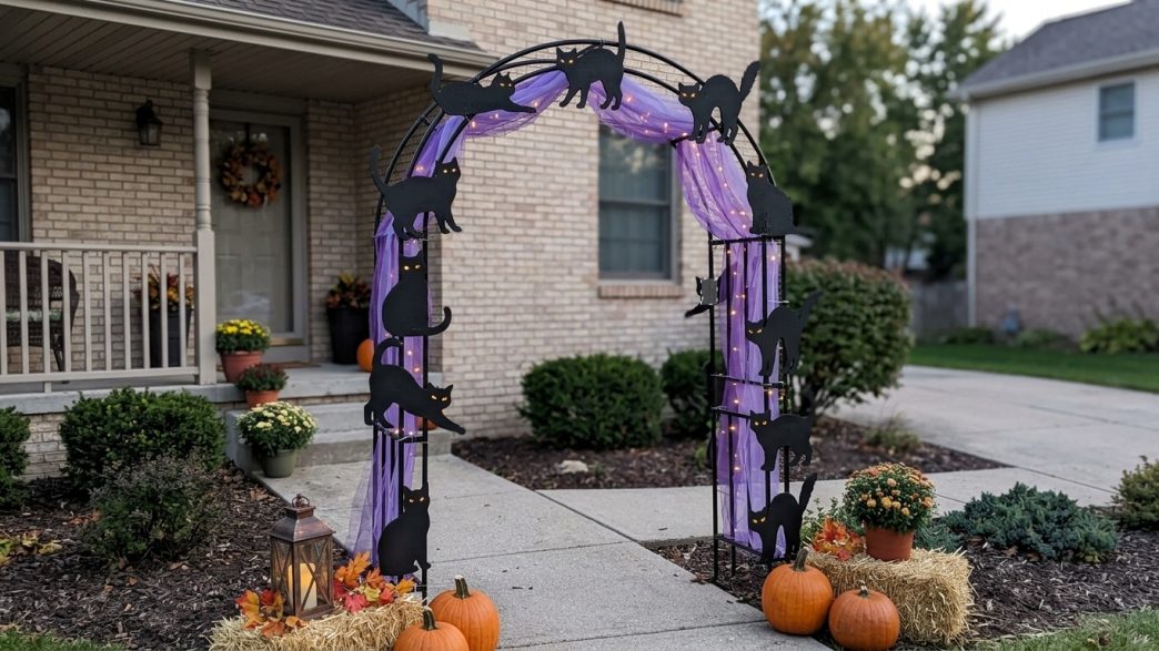 halloween archway decor idea