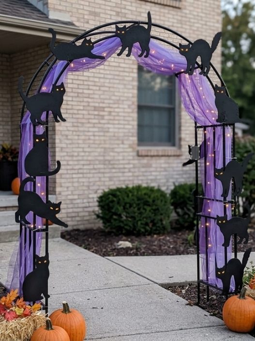 halloween archway decor idea