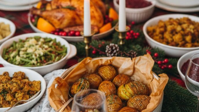 Christmas rosemary potatoes
