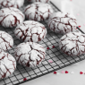 Red Velvet Crinkle Cookies