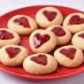jam butter cookie hearts recipe