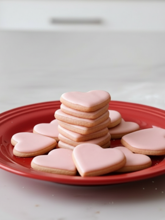 mini heart shaped cookies