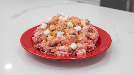 strawberry fluff shortbread salad recipe