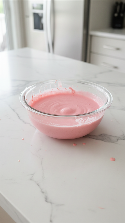 strawberry and whipped cream in glass bowl