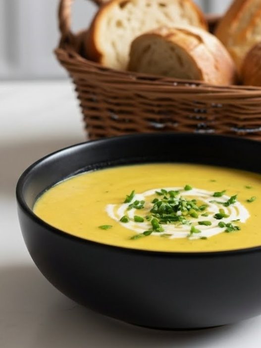 Curried Parsnip and Apple Soup