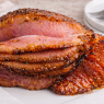 Peach Glazed Baked Ham