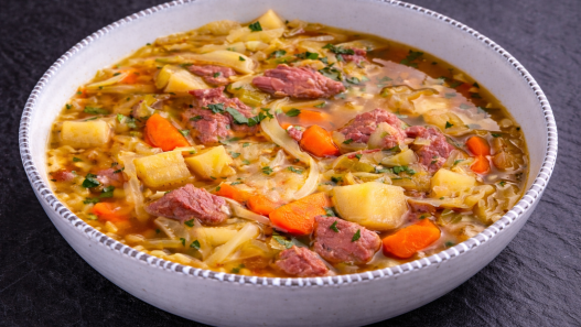 Corned Beef and Cabbage Soup
