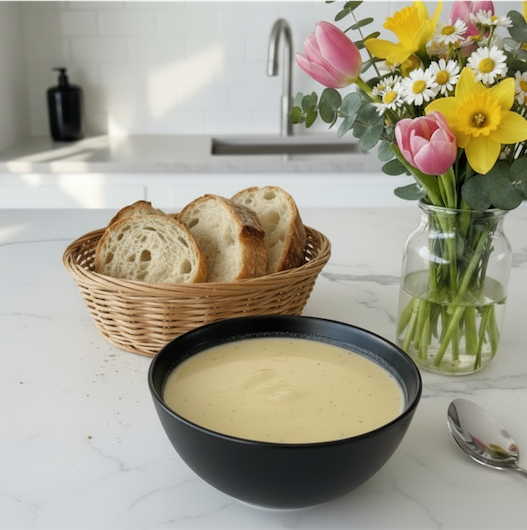 Light Spring Parsnip Soup