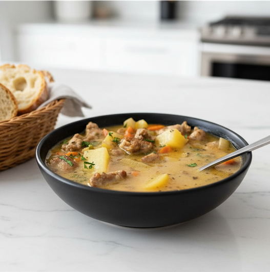 sausage soup dairy free