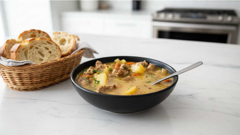 sausage soup dairy free