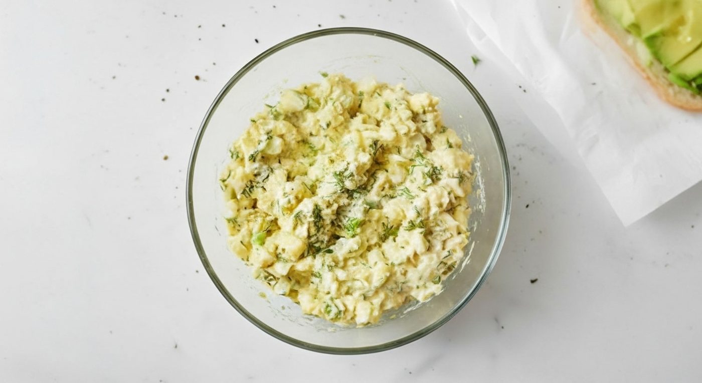 avocado egg cottage cheese salad