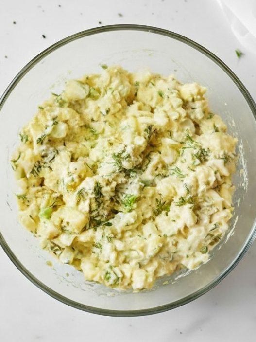 avocado egg cottage cheese salad