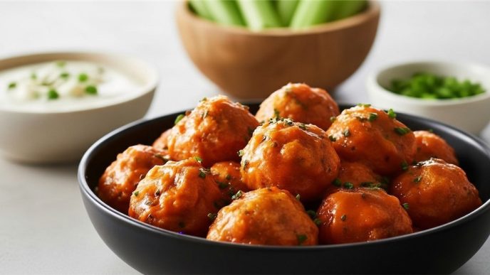 ground chicken buffalo meatball recipe