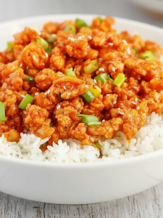 orange ground chicken recipe idea