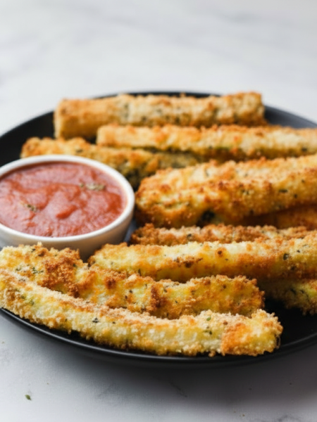 airfryer zuchinni fries