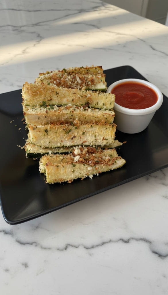 Crispy Zucchini Wedges