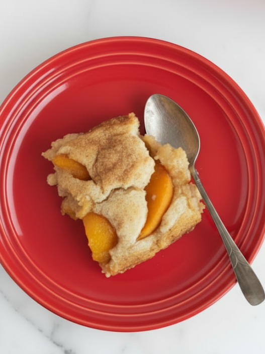 3 ingredient peach cobbler recipe