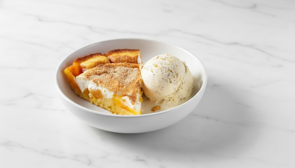 Peaches & Cream Pie recipe