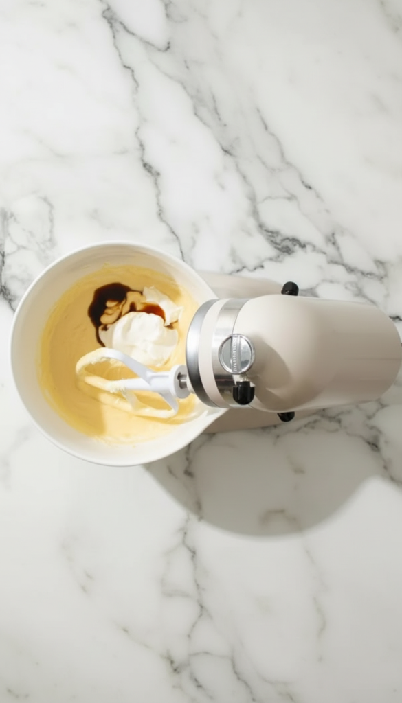 custard being whipped