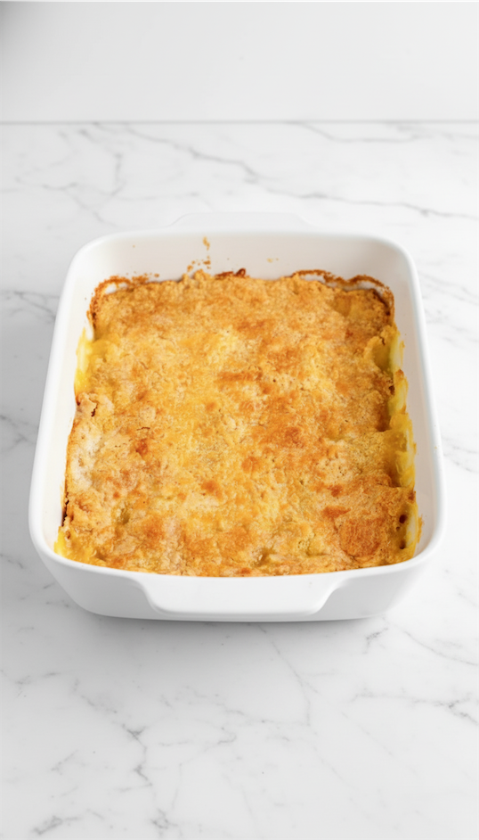 baked Peach Dump Cake