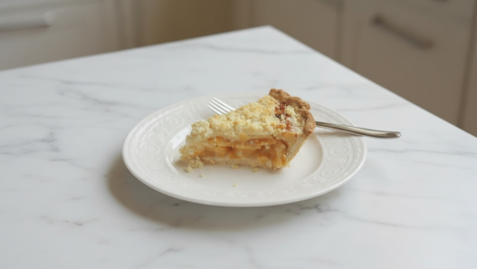 fresh peach custard pie recipe