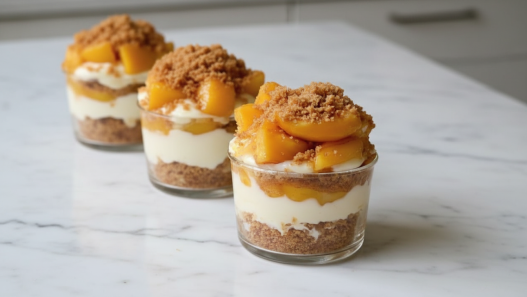 landscape Peach Cobbler Pie Cups recipe