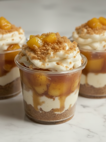 peach cobbler pie cup recipe