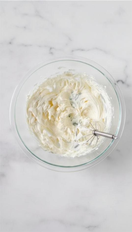 whipped cream in bowl