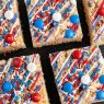 patriotic peanut butter rice krispie treats recipe