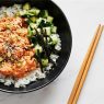 spicy tuna rice bowl