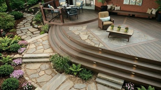bi level deck ideas