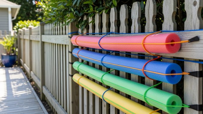 diy pool noodle storage ideas