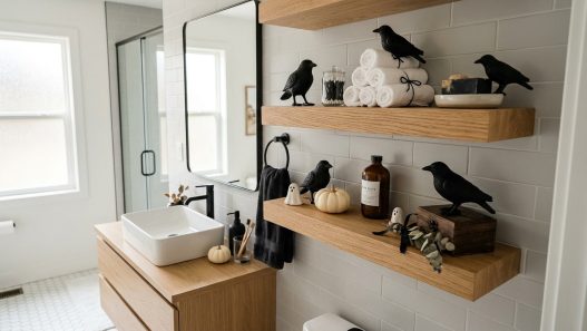 halloween bathroom decor