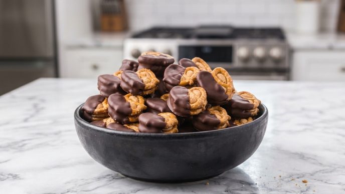peanut butter chocolate pretzels recipe
