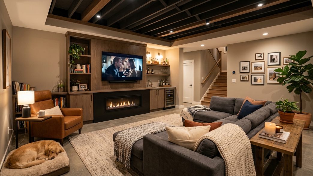 Ways to Make an Exposed Basement Ceiling