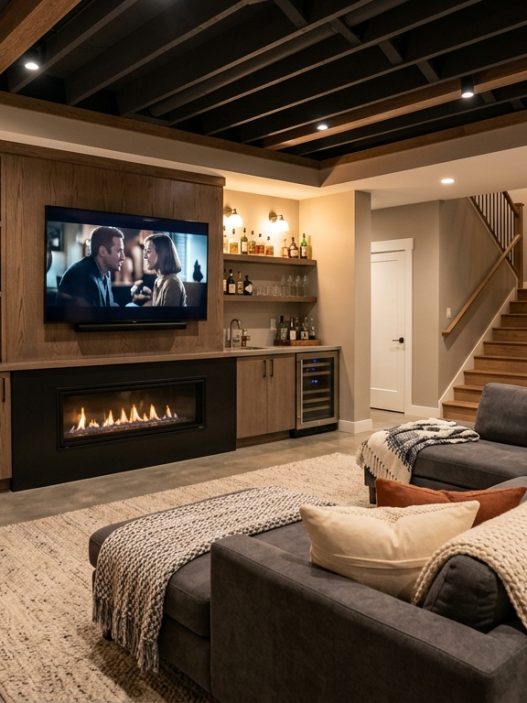 Ways to Make an Exposed Basement Ceiling