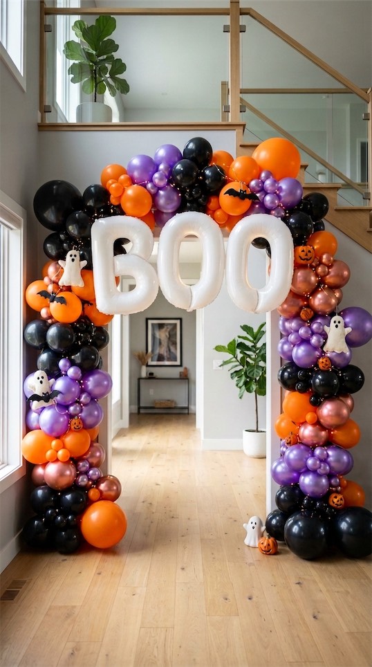BOO halloween arch