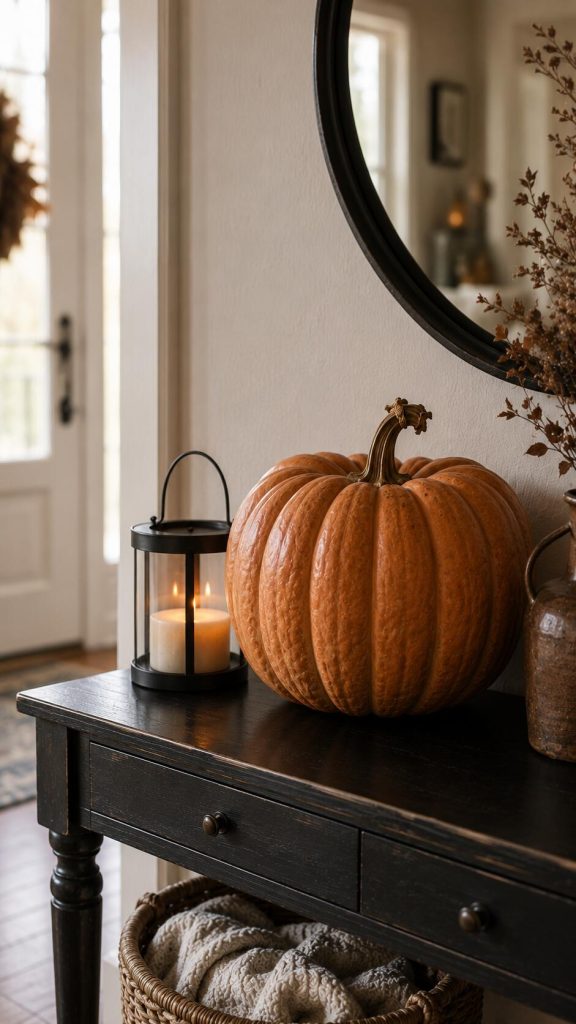oversized pumpkin made of ceramic