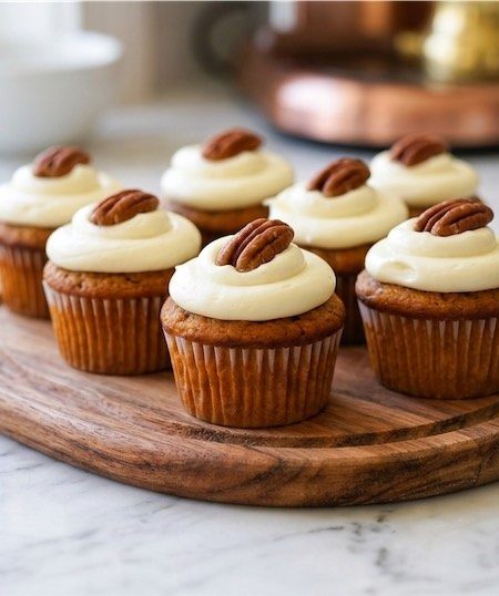 cheesecake pumpkin spice cupcakes