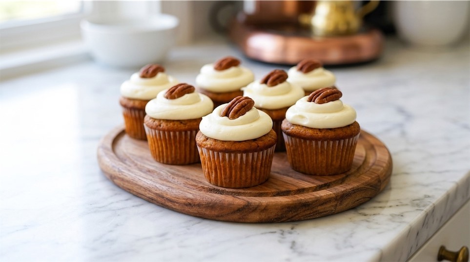 cheesecake pumpkin spice cupcakes